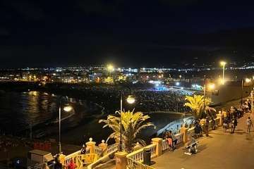 Espectáculo pirotécnico de Melenara 2022/Francisco Javier Santana, TA, Jesús Ruiz y Antonio Alí.